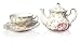 Elizabeth Park Floral Rose Chintz Tea Set for 1 Porcelain Cup, Saucer, Teapot