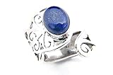 Material: 925 er Sterlingsilber, Stein: Lapis Lazuli