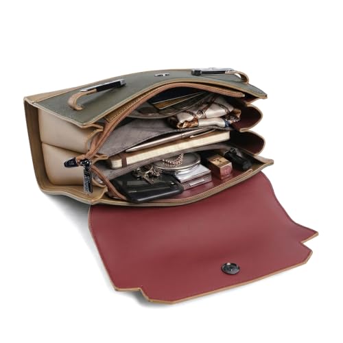 Image of EXOTIC Premium Style and Look beautiful Texture Design Flap Closure Top Handle Dual Color Hand /Sling Bag For Women & Girls | Ladies Purse | Gift For Ladies