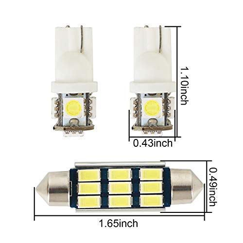 Kit 3 luces interiores LED blancas para Toyota Tacoma miniatura 5