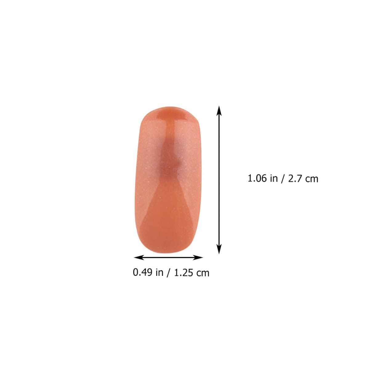 900pezzi Manicure Training Fake Nails Nail Art Practice Tips for Beginners and Professionals Lightweight for Art