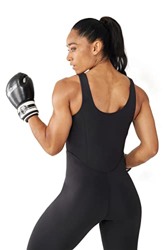 Image of LOVESOFT Workout Jumpsuits for Women Sleevesless Bodycon Backless Unitard