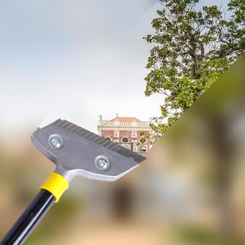 Image of HASTHIP Blade Scraper Floor and Wall Scraper 23.6 Inches Long Handle Cleaning Scraper with 10Pcs Replacement Razor Blades Heavy Duty Aluminum Alloy Cleaning Scraper for Wall, Glass, Tiles