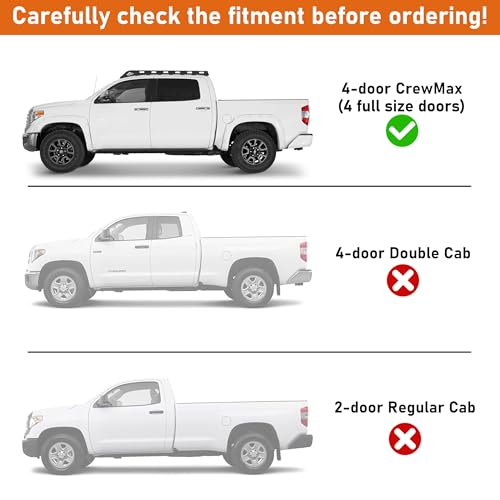 Estribos Rock Sliders Hooke Road para Toyota Tundra 2007-2021 miniatura 2