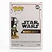 Funko Pop! Star Wars: Across The Galaxy - The Mandalorian Holding Grogu with Pin, Chrome Finish, Amazon Exclusive