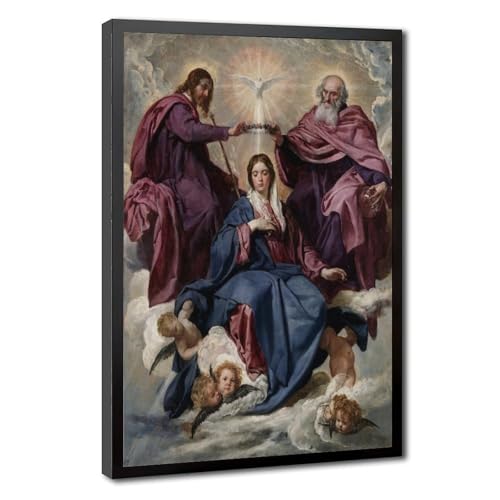 Impressions sur toile Velazquez contre les murs vides avec cadre à suspendre