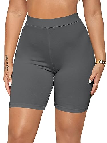Image of KYDA Women's Anti Bacterial Cycling Shorts, Under Skirt Biker Shorts, High Waist Stretchable Yoga Shorts & Gym Workout Skin Fit Shorties