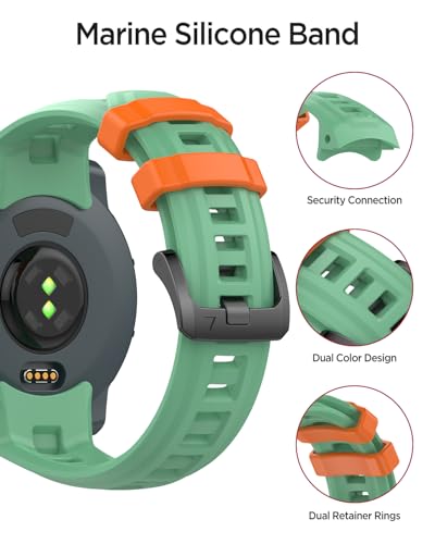 Correa de silicona para Garmin Instinct E 45mm miniatura 5