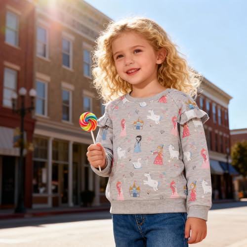 Image of Hongshilian Unisex Kids Cute Cartoon Cotton Sweater Shirt