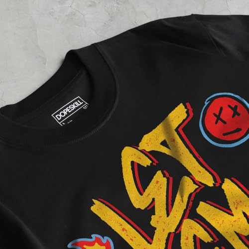 Image of DopeSkill Graphic Tee Streetwear Hip Hop Hypebeast Unisex T-Shirt Sneaker Colour Matching Shirts Inspired Motivation Quotes