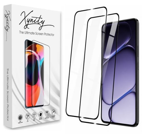 Image of Xynity Ultra Tempered Glass for OnePlus Nord CE6 Lite (Pack of 2) - Edge to Edge Full Screen Coverage with Easy Installation Kit