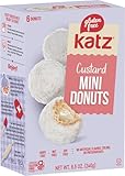 Katz Gluten Free Mini Custard Donuts | Dairy, Nut, Soy and Gluten Free | Kosher (1 Pack of 6 Donuts, 8.5 Ounce)