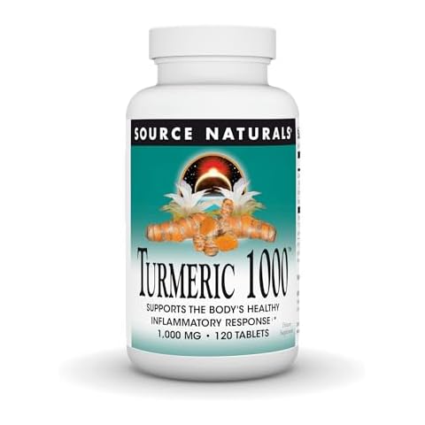 Source Naturals Turmeric 1000, Supports The Body’s Healthy Inflammatory Response*, 1,000mg - 120 Tablets Cover