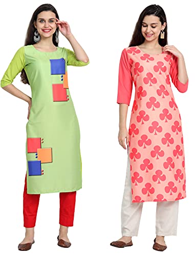 Image of Women's Crepe Regular Kurta