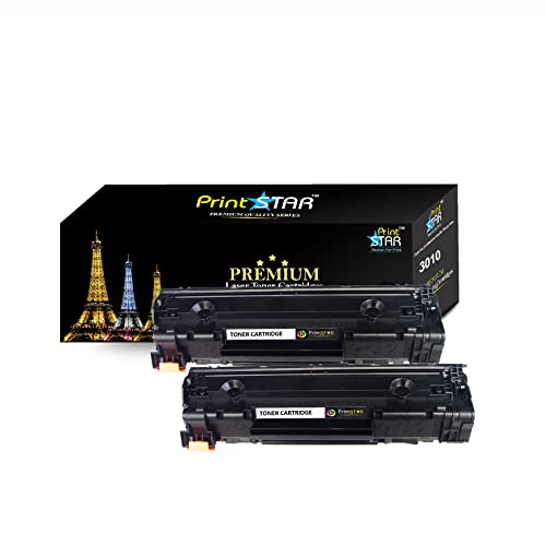 Image of Print Star Compatible Toner Cartridge for Canon MF3010 Monochrome Multi-Function Laser Printer - High Yield, Sharp Printing, Reliable Performance (Pack of 2)