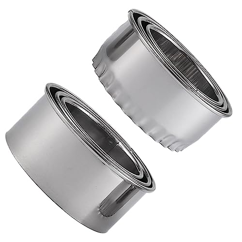 MAGICLULU Stainless Steel Dumpling Skin Cutter 6pcs Round Wraer Cutters Labor-saving and Time-saving for Efficient Making