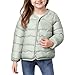 Winter Jackets For Girls 4T Loose Puffer Down Winter Coats For Boys 2T Soft With Zipper Fall Boys Fleece Jackets Size 6-7 Fleece Fashion Quilted Puffy Clothes Padded Light Green 100
