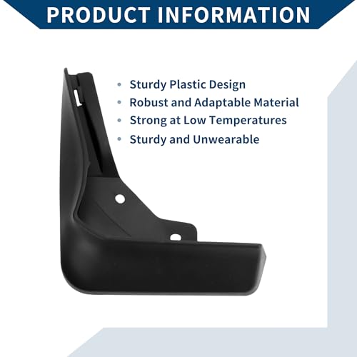 Image of Mud Flaps Splash Guards W /Mount Accessories for Mercedes-Benz CLA 2020-2023 Front and Rear Mud Guards 1 Set