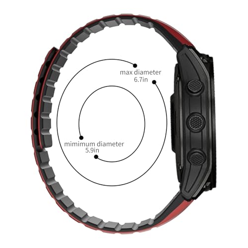 Correa de reloj elegante de silicona premium para Garmin Descent MK1 4