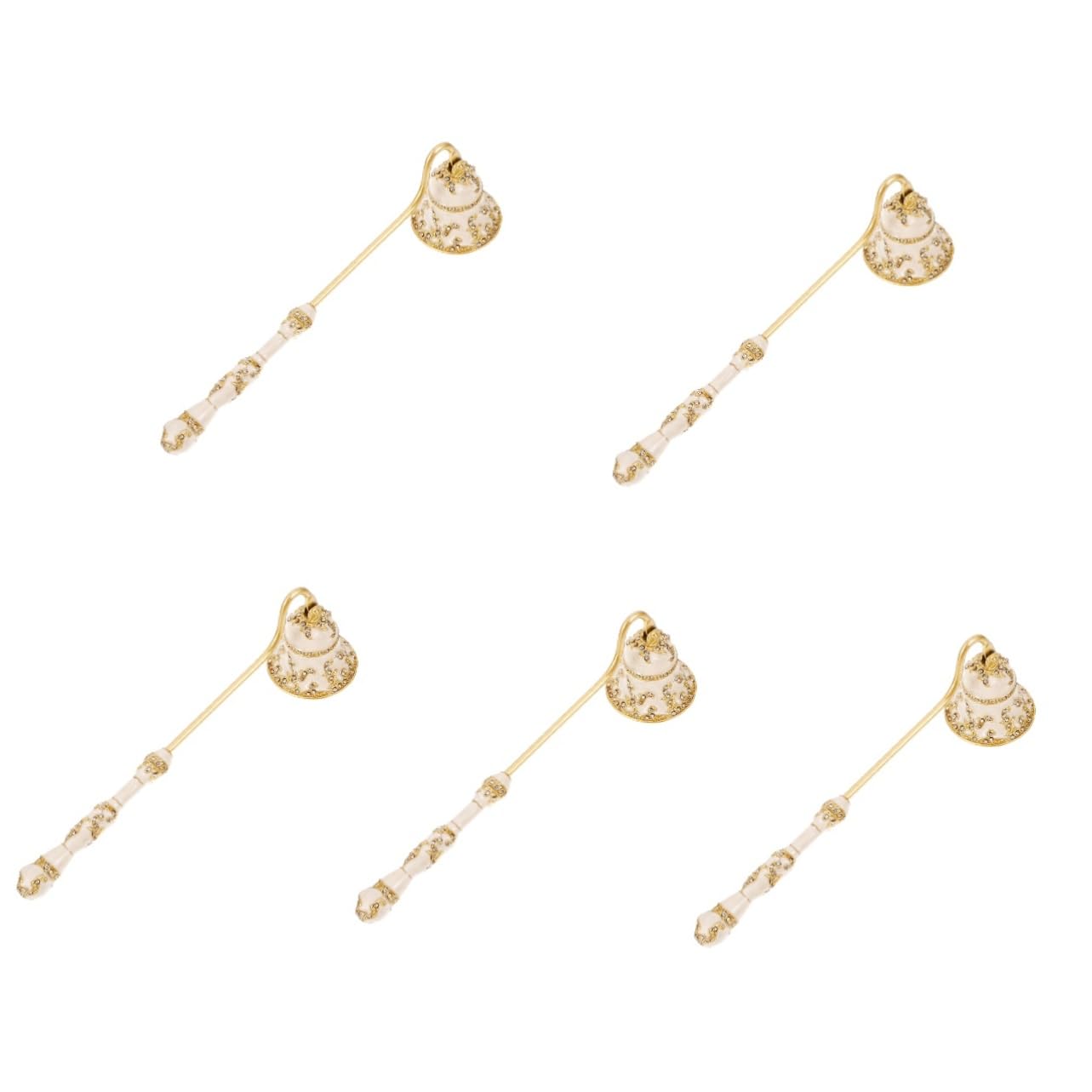 DECHOUS 5pièces Éteignoir à Bougie Antique Outil Pratique pour Éteindre Bougies pour Bougies Parfumées Et Décoratives