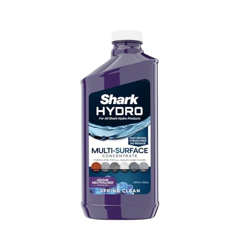 Shark Hydro Multi-Surface Cleaner Refill 1 Litre with Odour Neutraliser Hard Floor Cleaning Solution Compatible with WD210 WD310 & WD110 4967FFJ200UK