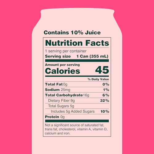 Olipop Prebiotic Soda Pop, Cherry Vanilla, A New Kind Of Soda Packed With Prebiotics, Fiber, And Botanicals, Gluten Free, Vegan thumb #4