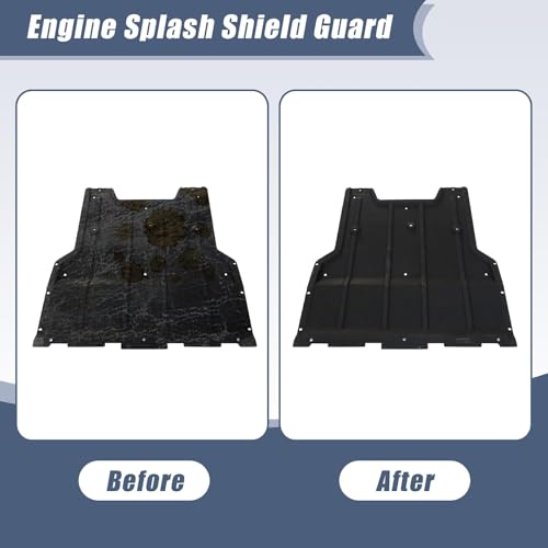 Image of XQSMWF Engine Splash Shield Guard Compatible with Audi Q3 & Q3 Quattro 2011-2018 2.0L L4-Gas, Replaces 8U0863821A 8U0-863-821-A