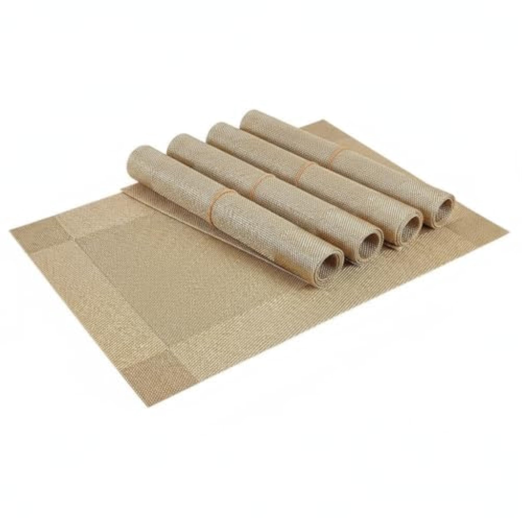 Dining Table Place Mats, Set of 6 PVC Material