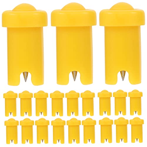 VICASKY Eyelash Extension Bottle Accessories Blocking Needles 100pcs Nozzle Tips Replacement