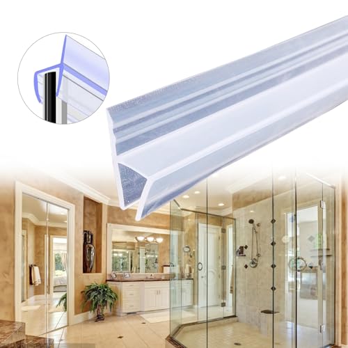 Miniatura 4 de Jackfru Junta De Ducha De 200 Cm, Junta Para Puerta De Cristal De 10 Mm, Junta De Repuesto De Pvc Para Ducha, Junta De Repuesto Impermeable O Junta Para Cabina De Ducha 10 Mm Ampliada