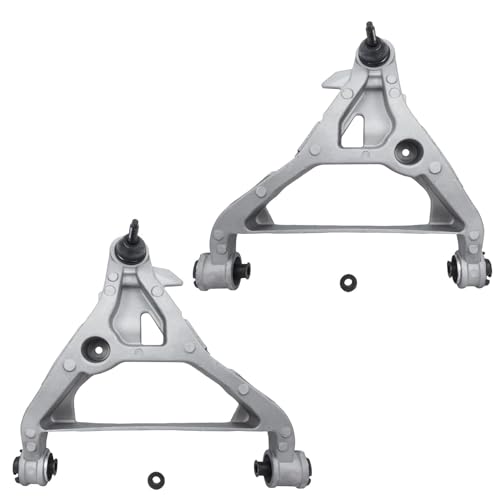 Image of Detroit Axle - Front 10pc End Kit for Ford 2005 2006 Expedition Lincoln Navigator, 4 Upper Lower Control Arms with Ball Joint 4 Outer Inner Tie Rod Ends 2 Sway Bars Replacement