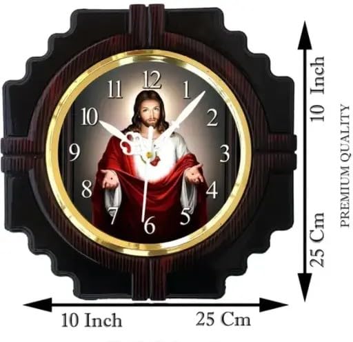 Image of BHATI Traders Traditional Analog Wall Clock for Living Room, Bedroom & Office BHATI Clock 140Brown