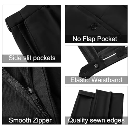 MAGE MALE Mens 2 Pieces Tuxedo Shawl Lapel Slim Fit One Button Color Clashing Design Suit Wedding Blazer Jacket and Pants Set4