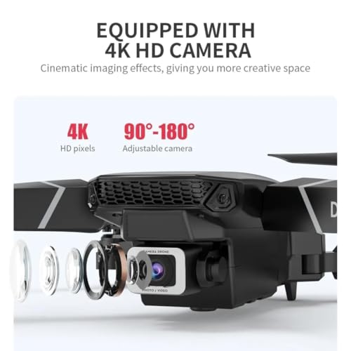 Image of Drone with 4k Camera Foldable 1080P for Kids and Adults. Electric Razor for Women, Womens Shaver