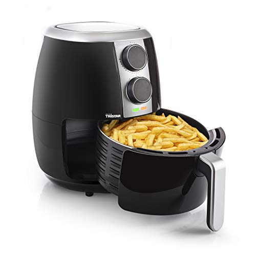 Tristar Heißluftfritteuse/ Crispy Fryer XL mit einstellbarem Thermostat und Timer | ohne Fett - einfach zu reinigen – mit 3,5 Liter Fassungsvermögen, FR-6989