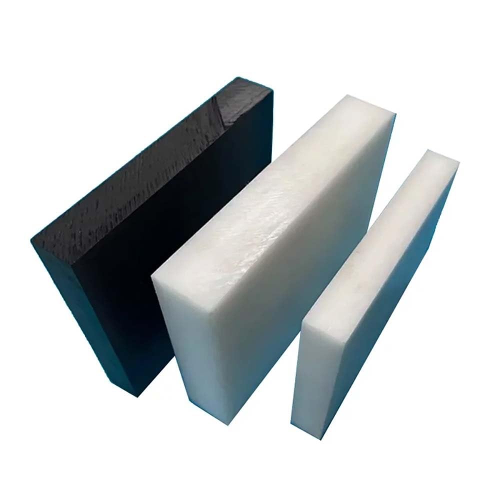 Schwarze/weiße POM-Platte 100x100mm, 3-60mm Dick - Technische Kunststoffplatte For CNC-Fräsen, DIY-Handwerkzeugteile Und Modellbau (1 Stück)(White,60x100x100mm)