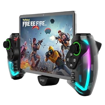VivazTech Ipega Controle para Celular – Gamepad Android, Compatível com iOS, PS3, PC e Notebooks – Com Bluetooth, Iluminação RGB, Gatilhos Hall, Função Turbo, Vibração