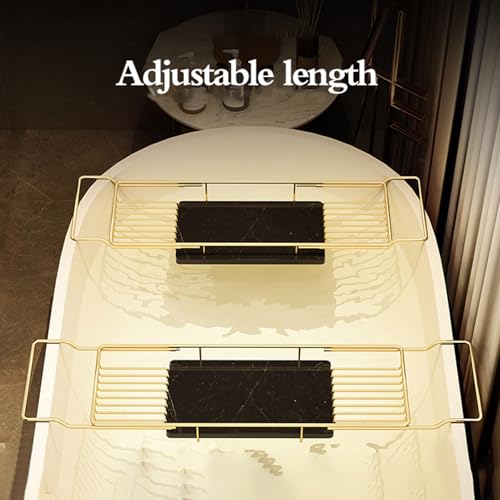 Plateau de baignoire réglable plastique : support de bain avec drainage - 7