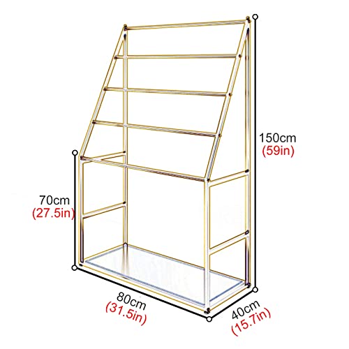 Porte-écharpes robuste pour organiser les jeans et couvertures du salon