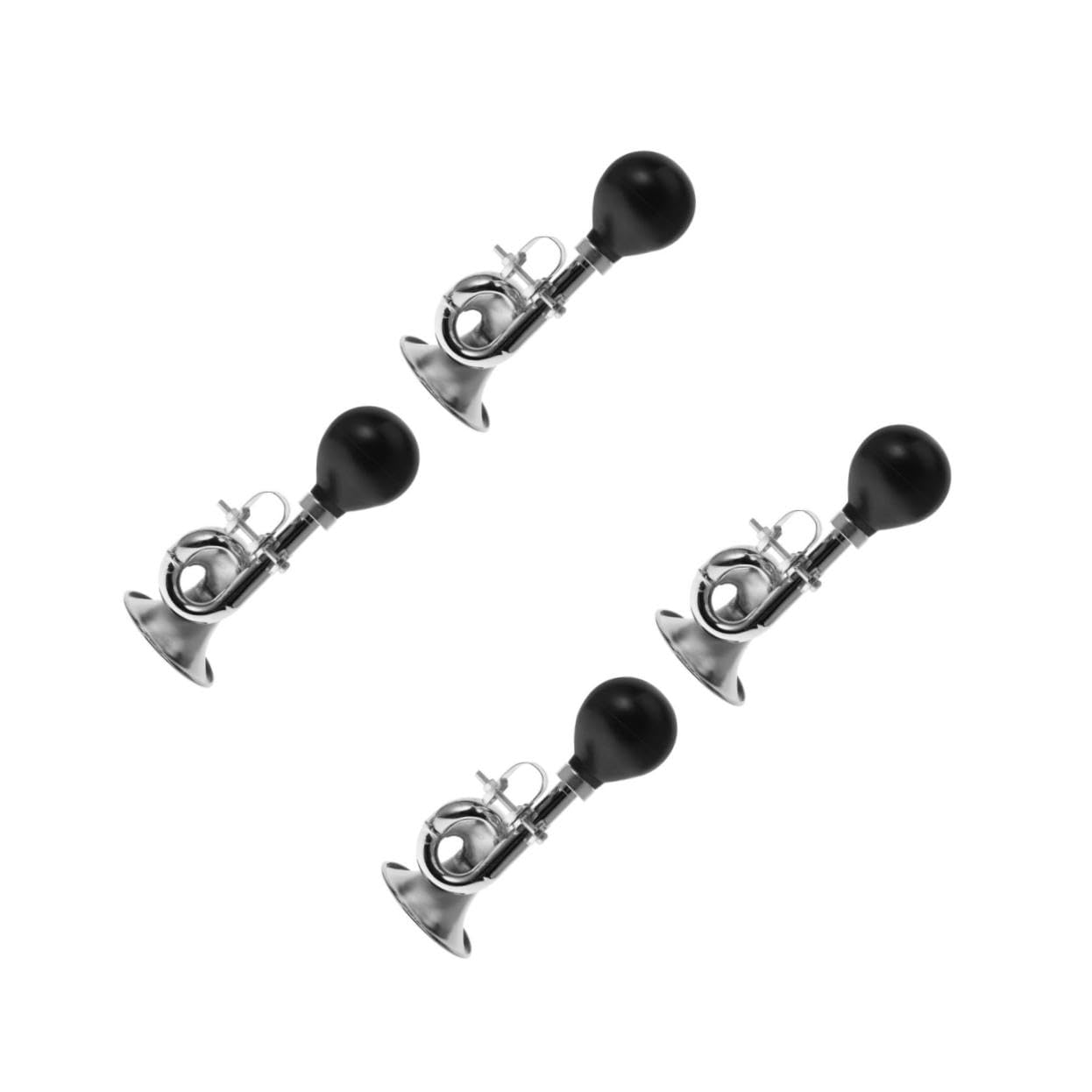 Mikikit Campana De Bicicleta Campanas Seniors Bocina Fuerte para Bicicleta Bocina De Aire para Bicicletas Campana De Apriete De Ciclismo Apretar El Timbre De La Bicicleta Silver