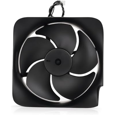 Internal Cooling Fan, 4 Pin 12V 0.6A Fast Heat Dissipation Quiet Replacement Internal Cooling Fan for Series X