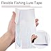 beinkmake 30pcs Fishing Lure Tape Holographic Fish Scale Lure Sticker 7x9inch Adhesive Fish Scales Lure Tape Crafts DIY Film Flash Lure Tape for Fishing Lure Making Metal Baits