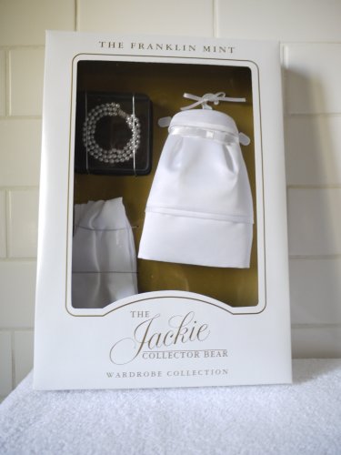 Franklin Mint The Jackie Collector Bear Wardrobe Collection - White Gown