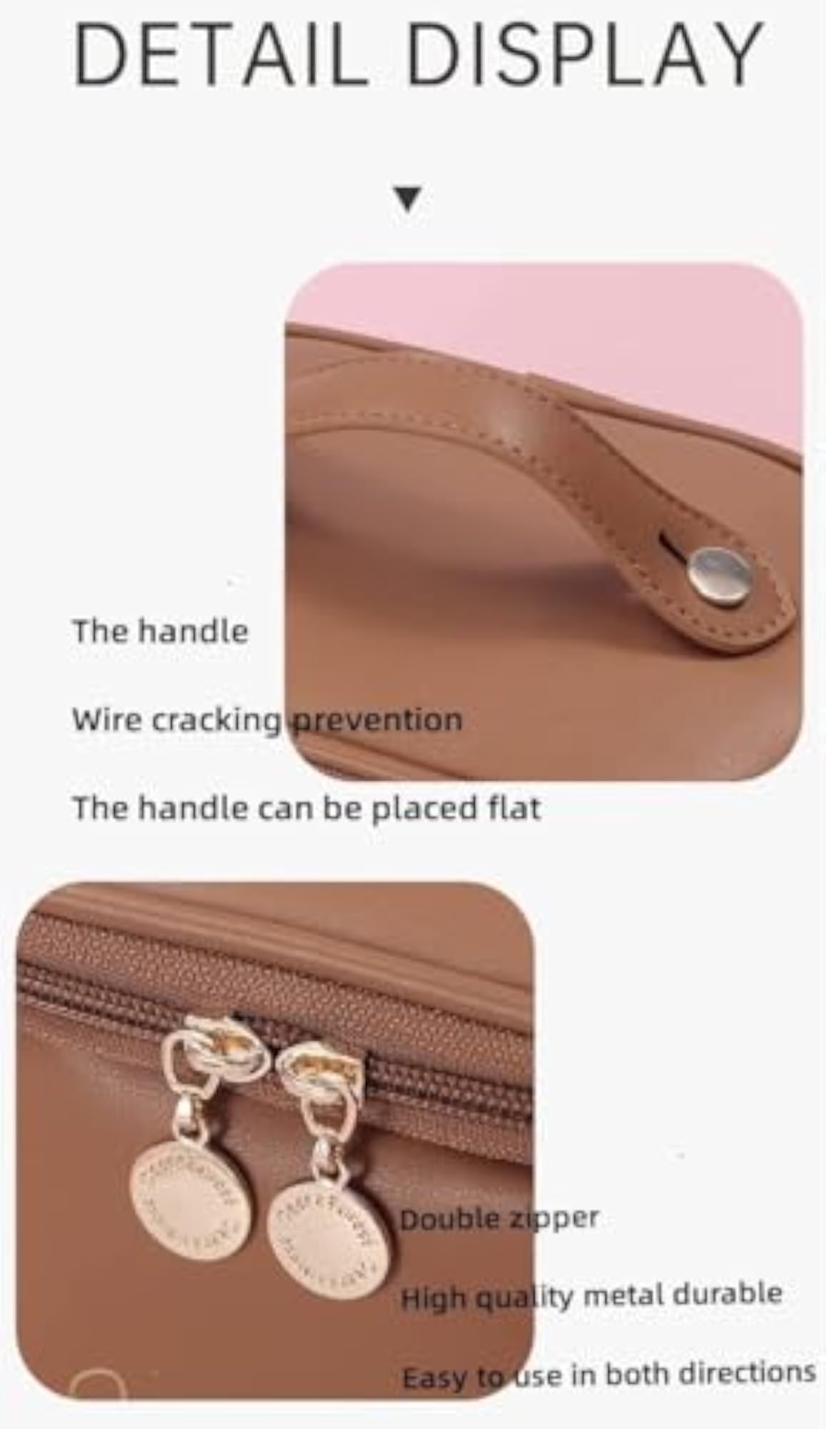 Large Capacity Portable Cosmetic Bag for Women
