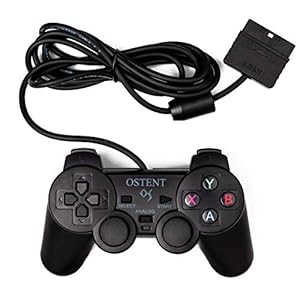 OSTENT Verdrahteter Analoger Controller Gamepad Joystick Joypad für Sony Playstation PS2 PS1 PS One PSX Konsole Doppel…