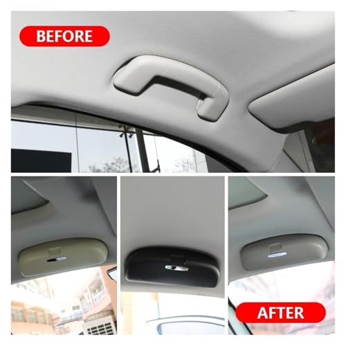 Boîte de rangement beige de qualité pour lunettes VW T-roc - 6