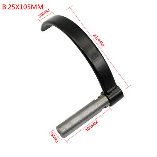 Outils Tournage Bois Courbés 25mm - Porte-Outils Incuvés Pour Tour à Bois - Type A B C