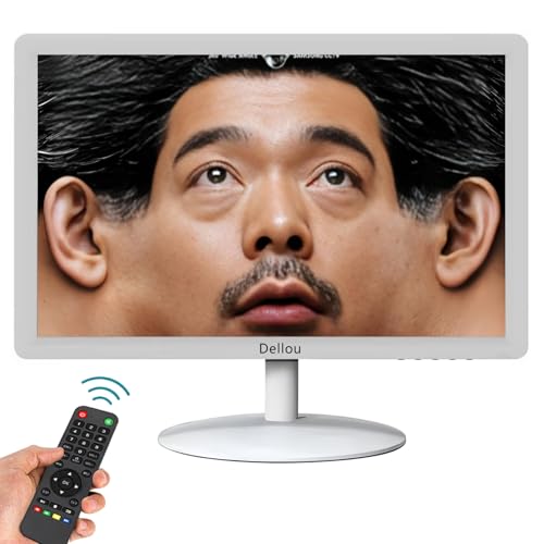 Image of 19inch White Monitor Display Screen Security Camera Monitoring | Multi-function interface BNC, HDMI, AV, VGA, USB, PC input CCTV Computer LCD monitors 1440x900 resolution