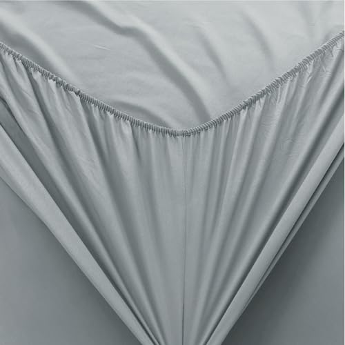 Queen Size Fitted Sheet Solid color Extra deep fitted bed sheets 16 inch (40 cm) Soft Brushed Microfibre Fabric - Image 4