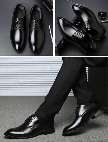 Men's Oxford Formal Dress Shoes Modern Business Derbys Comfortable Classic Lace Up Shoes for Men2